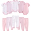 Light Pink Star Stripe Set 10 Pieces
