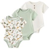 Sage Green/White/Dinosaur